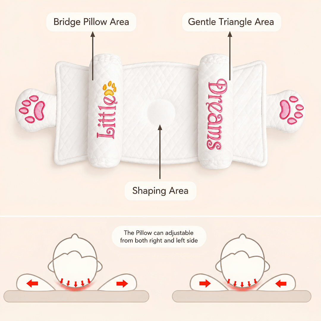 Litttle-chance - Adjustable Baby Head Support Pillow